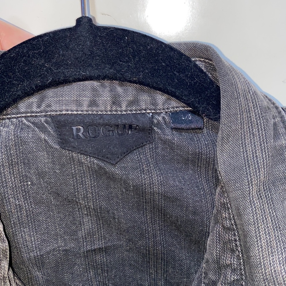 Rogue black denim rugged long sleeve shirt - Picture 5 of 11